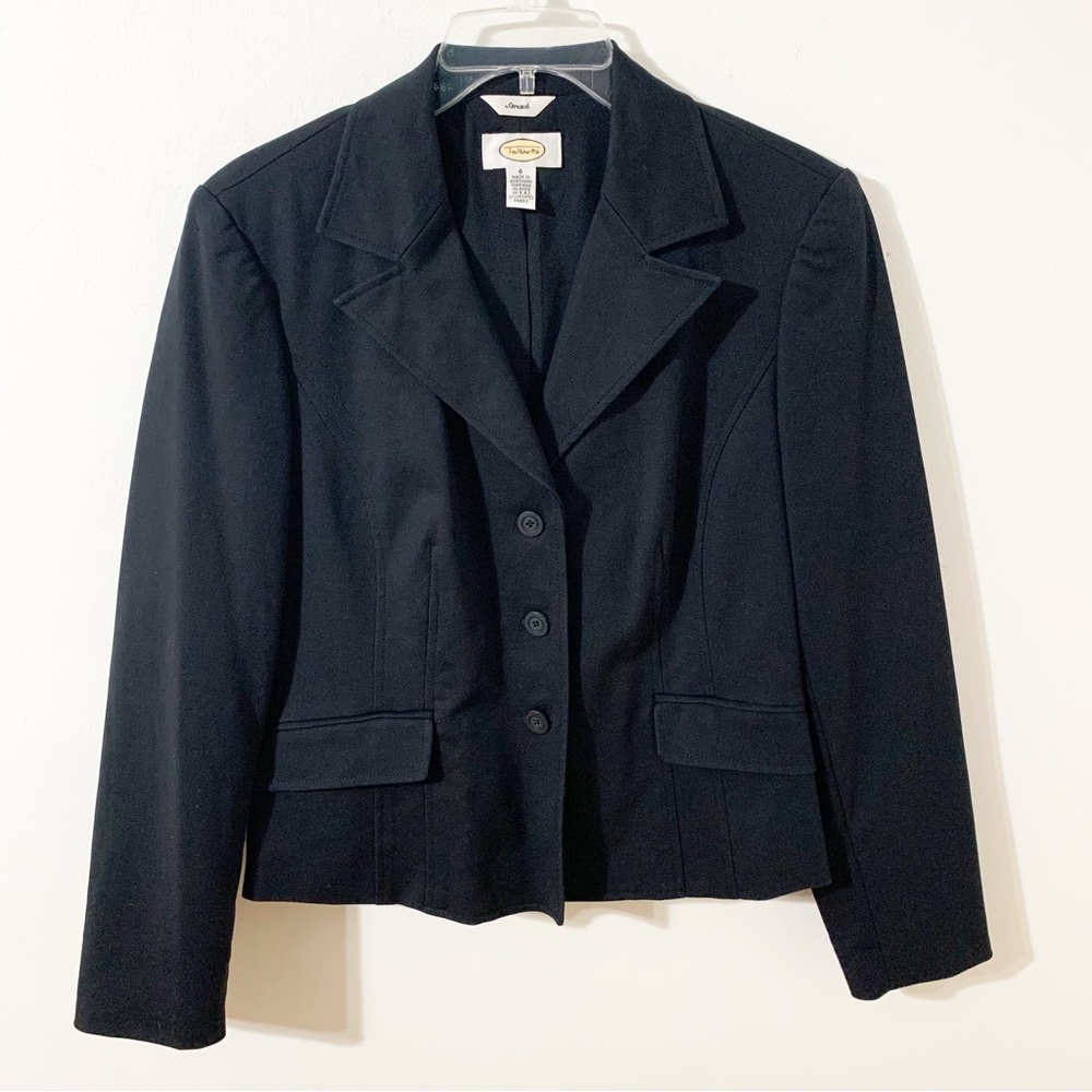 Talbots Fully Lined Button Front Classic Blazer W… - image 3